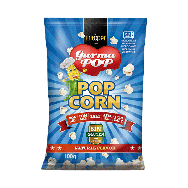 Palomitas microondas formato individual. 100 gr.